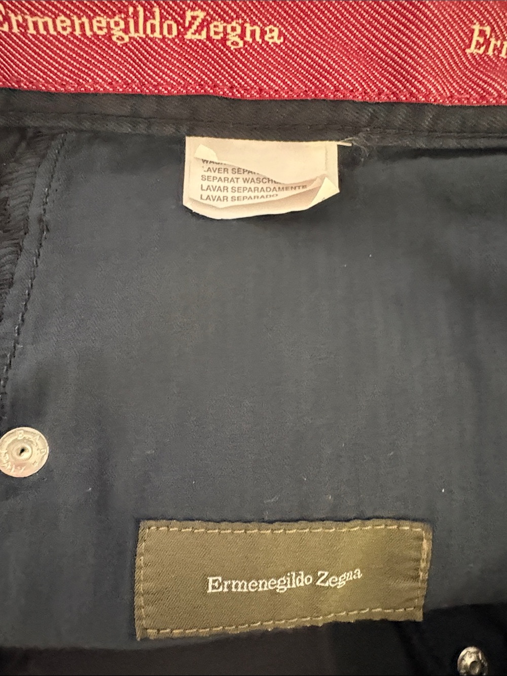 Ermeneglido Zegna Men's Dark Navy Pants 42? - Picture 5 of 8